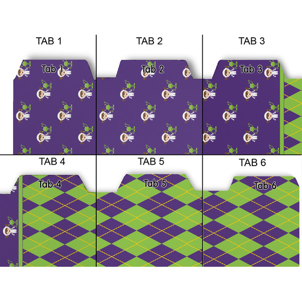 Astronaut, Aliens & Argyle Page Dividers - Set of 6 - Approval