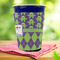 Astronaut, Aliens & Argyle Party Cup Sleeves - with bottom - Lifestyle