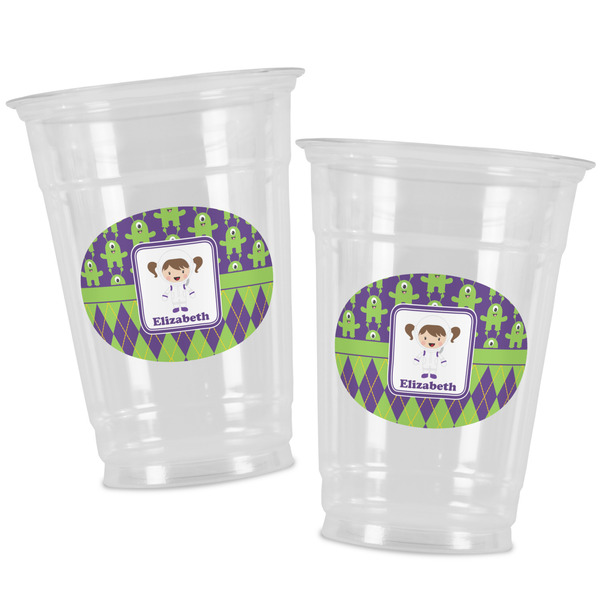 Astronaut, Aliens & Argyle Party Cups - 16oz - Alt View
