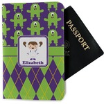 Astronaut, Aliens & Argyle Passport Holder - Fabric (Personalized)