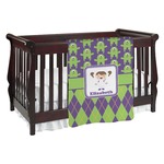 Astronaut, Aliens & Argyle Baby Blanket (Personalized)