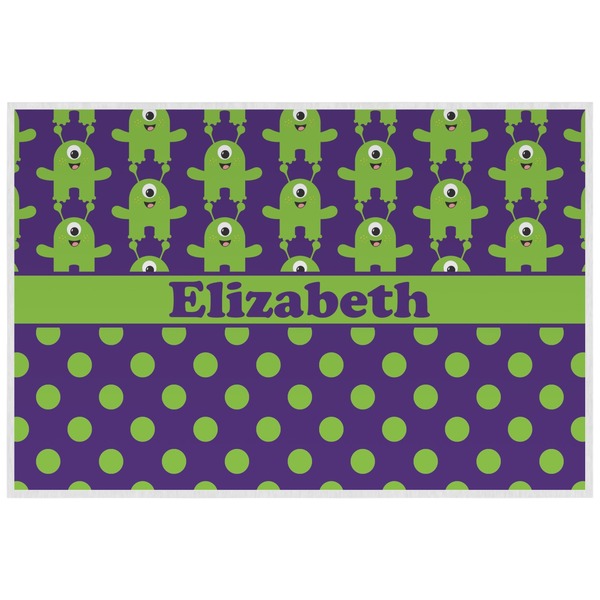 Astronaut, Aliens & Argyle Personalized Placemat (Back)