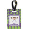 Astronaut, Aliens & Argyle Plastic Luggage Tag - Rectangular w/ Name or Text