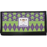Astronaut, Aliens & Argyle Canvas Checkbook Cover (Personalized)