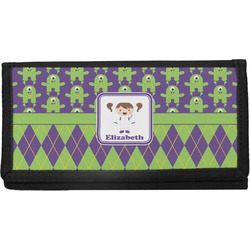 Astronaut, Aliens & Argyle Canvas Checkbook Cover (Personalized)