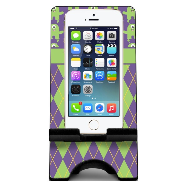 Astronaut, Aliens & Argyle Phone Stand w/ Phone