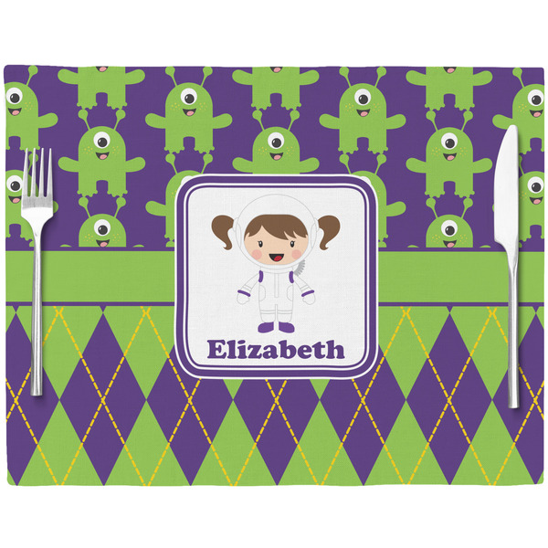 Astronaut, Aliens & Argyle Placemat with Props