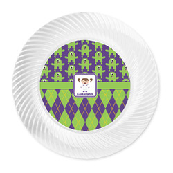 Astronaut, Aliens & Argyle Plastic Party Dinner Plates - 10" (Personalized)