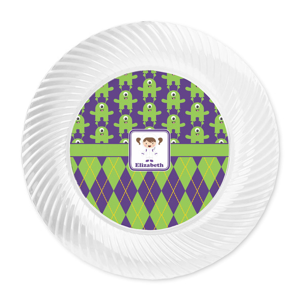Astronaut, Aliens & Argyle Plastic Party Dinner Plates - Approval