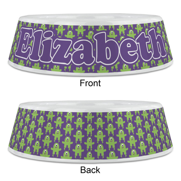 Astronaut, Aliens & Argyle Plastic Pet Bowls - Large - APPROVAL