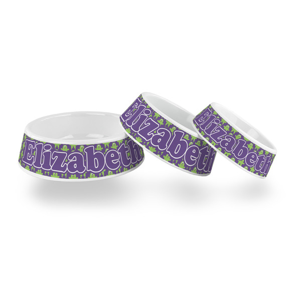 Astronaut, Aliens & Argyle Plastic Pet Bowls - PARENT MAIN