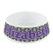 Astronaut, Aliens & Argyle Plastic Dog Bowl - Small (Personalized)