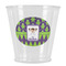 Astronaut, Aliens & Argyle Plastic Shot Glass (Personalized)