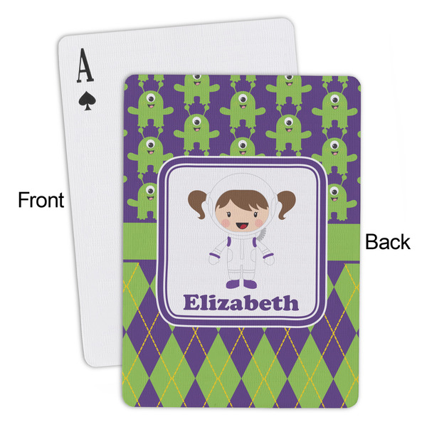 Astronaut, Aliens & Argyle Playing Cards - Approval