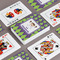 Astronaut, Aliens & Argyle Playing Cards - Front & Back View