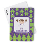 Astronaut, Aliens & Argyle Playing Cards (Personalized)