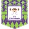 Astronaut, Aliens & Argyle Iron On Faux Pocket (Personalized)