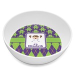 Astronaut, Aliens & Argyle Melamine Bowl - 8 oz (Personalized)