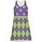 Astronaut, Aliens & Argyle Racerback Dress - Large
