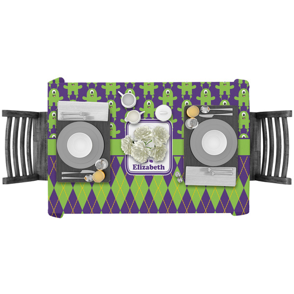 Astronaut, Aliens & Argyle Rectangular Tablecloths - LIFESTYLE
