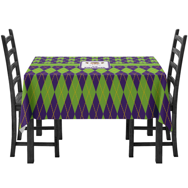Custom Astronaut, Aliens & Argyle Tablecloth (Personalized)