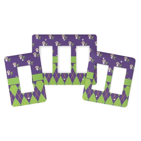 Astronaut, Aliens & Argyle Rocker Light Switch Covers - Parent - ALL VARIATIONS