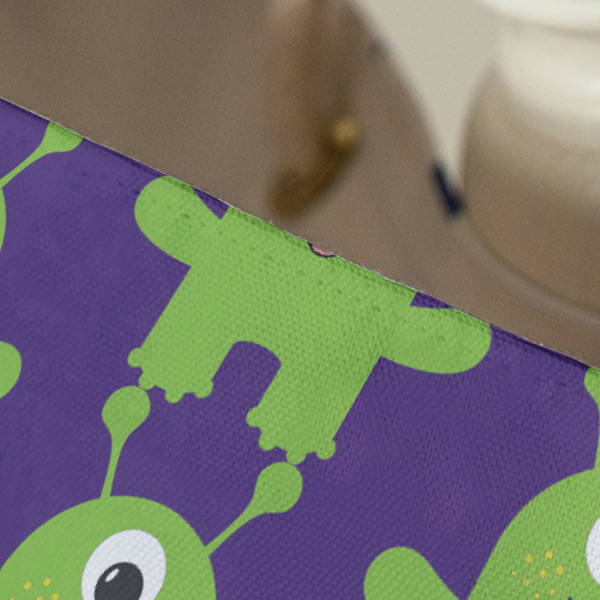 Astronaut, Aliens & Argyle Large Rope Tote - Close Up View