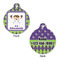Astronaut, Aliens & Argyle Round Pet ID Tag - Large - Approval