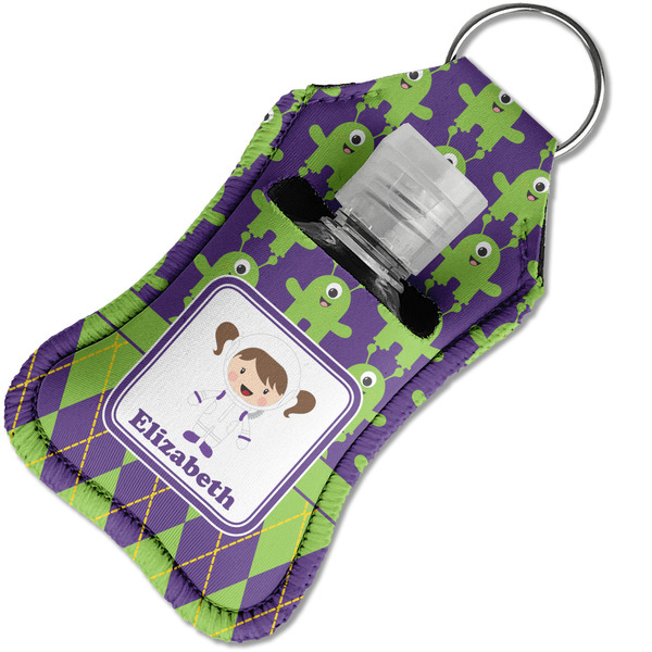 Astronaut, Aliens & Argyle Sanitizer Holder Keychain - Small in Case