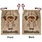 Astronaut, Aliens & Argyle Santa Sack - Front & Back (Personalized)
