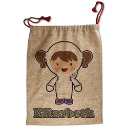 Astronaut, Aliens & Argyle Santa Sack - Front (Personalized)