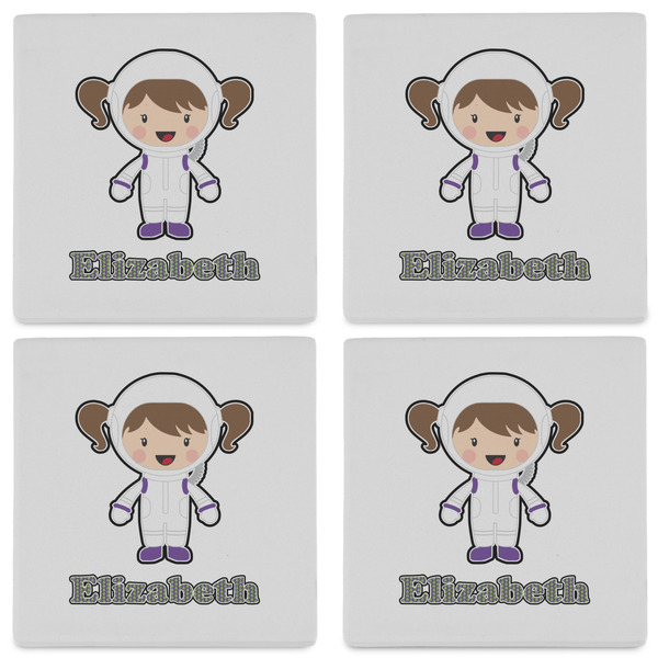 Astronaut, Aliens & Argyle Set of 4 Sandstone Coasters - See All 4 View