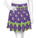 Astronaut, Aliens & Argyle Skater Skirt - X Small