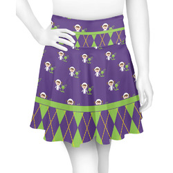 Astronaut, Aliens & Argyle Skater Skirt