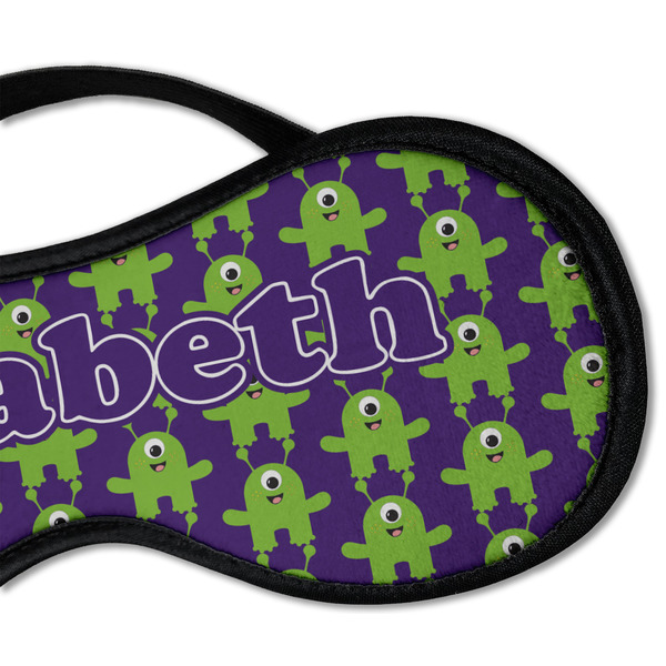Astronaut, Aliens & Argyle Sleeping Eye Mask - DETAIL Large