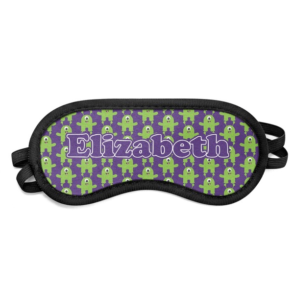 Custom Astronaut, Aliens & Argyle Sleeping Eye Mask - Small (Personalized)