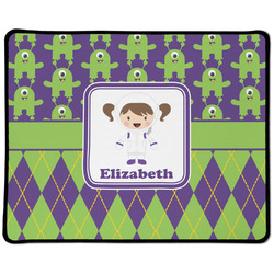 Astronaut, Aliens & Argyle Large Gaming Mouse Pad - 12.5" x 10" (Personalized)