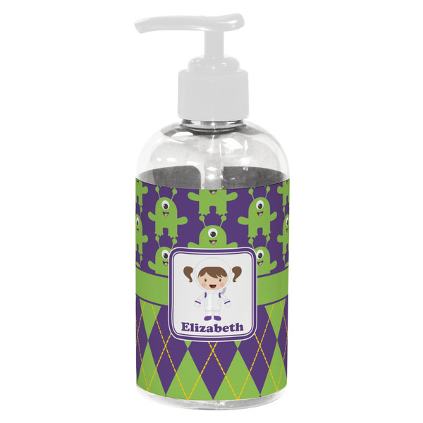 Astronaut, Aliens & Argyle Small Liquid Dispenser (8 oz) - White