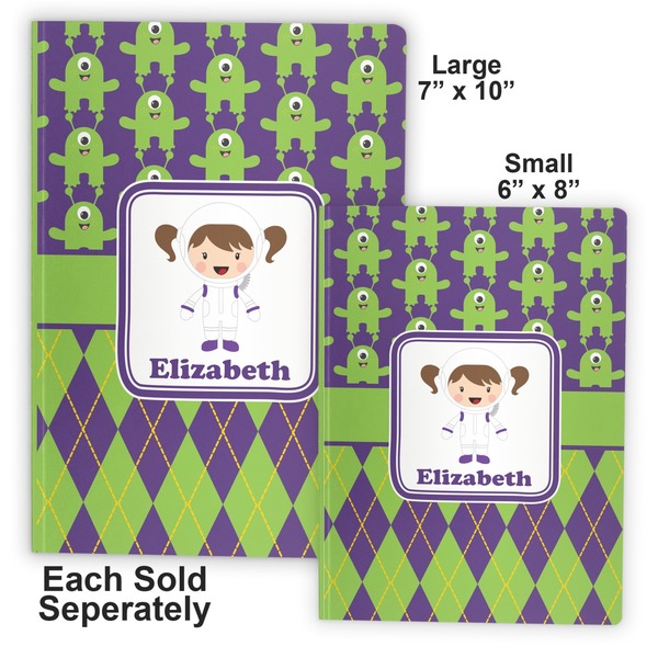 Astronaut, Aliens & Argyle Soft Cover Journal - Compare