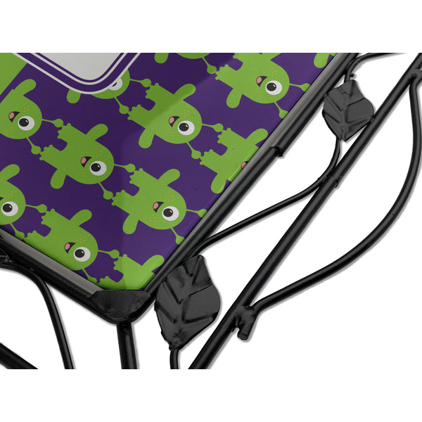 Astronaut, Aliens & Argyle Square Trivet - Detail