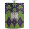 Astronaut, Aliens & Argyle Stainless Steel Flask (Personalized)