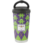 Astronaut, Aliens & Argyle Stainless Steel Coffee Tumbler (Personalized)