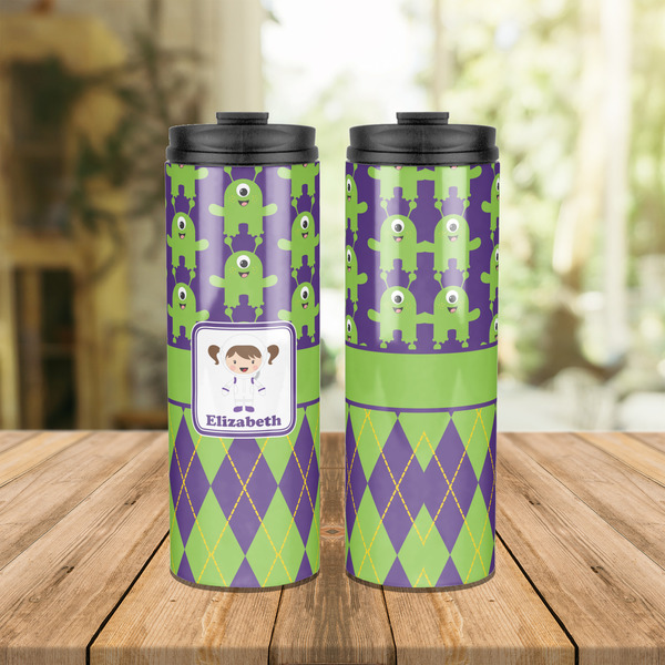 Astronaut, Aliens & Argyle Stainless Steel Tumbler - Lifestyle