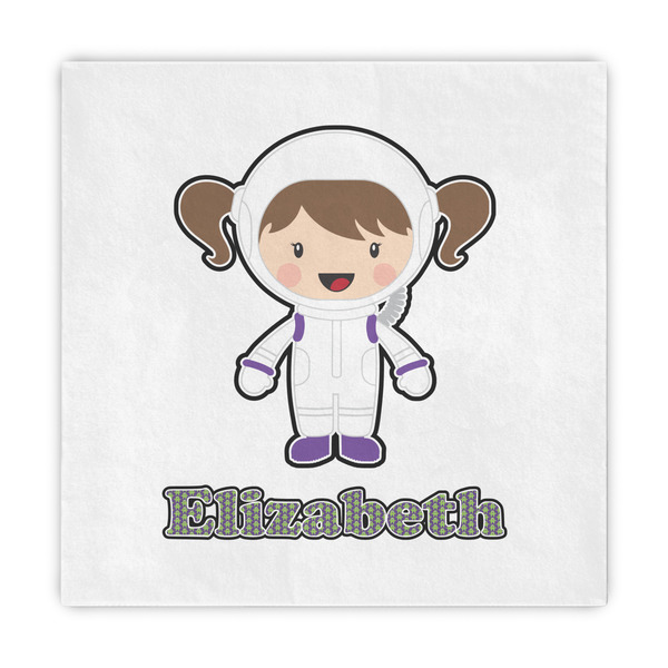 Custom Astronaut, Aliens & Argyle Standard Decorative Napkins (Personalized)