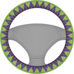 Astronaut, Aliens & Argyle Steering Wheel Cover (Personalized)