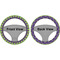 Astronaut, Aliens & Argyle Steering Wheel Cover- Front and Back