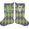 Astronaut, Aliens & Argyle Stocking - Double-Sided - Approval
