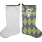 Astronaut, Aliens & Argyle Stocking - Single-Sided - Approval
