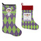 Astronaut, Aliens & Argyle Stockings - Side by Side compare