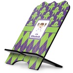 Astronaut, Aliens & Argyle Stylized Tablet Stand (Personalized)